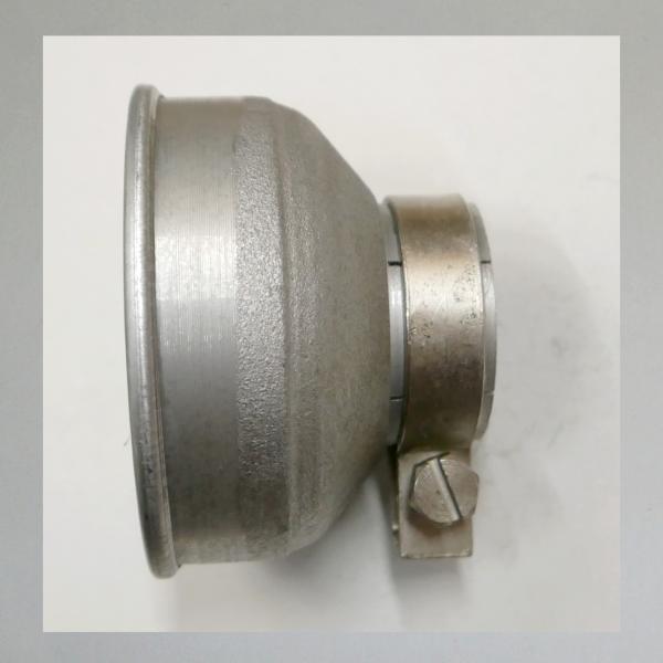 Luftfilter, neu, zentrisch, Steck-/ Klemm-Anschluss 35mm, Nachbau Knecht "Spinnennetz-Design" (kleine Bauform)