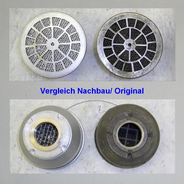 Knecht Luftfilter für NSU OSL 351, 501 und 601 frühe Serien, Luftfilter, neu, Gewinde M40x1