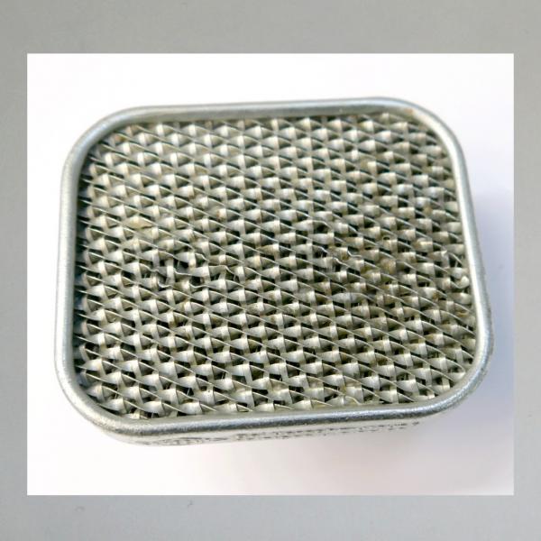 Knecht Blech-Luftfilter für DKW  RT175 und RT200/2, offen, Steckanschluss 40mm---neu verzinkt---