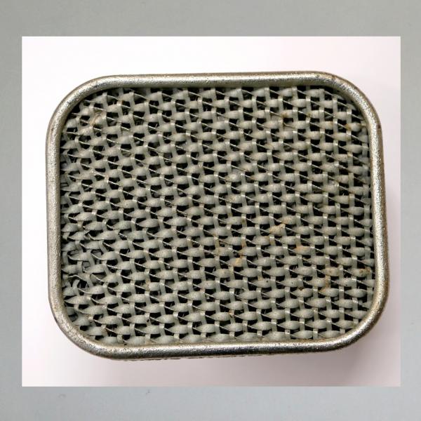 Knecht Blech-Luftfilter für DKW  RT175 und RT200/2, offen, Steckanschluss 40mm---neu verzinkt---