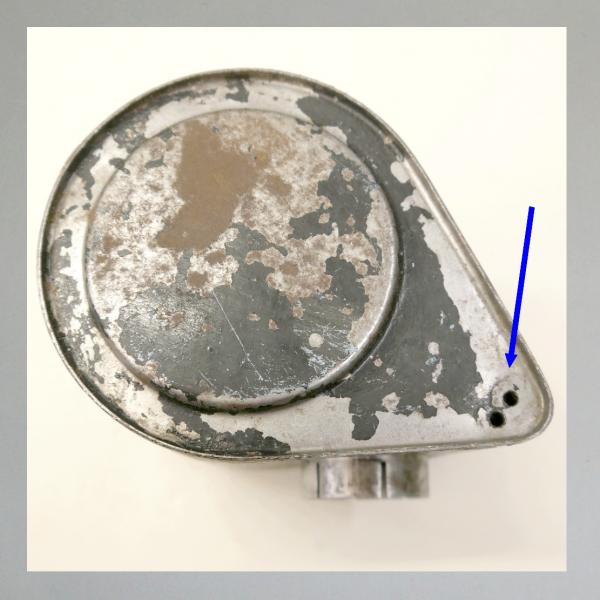 Luftfilter für Zündapp vermutlich S-modelle oder Trophy 175, 200, 201, 250, 251---original, mittlerer Zustand---