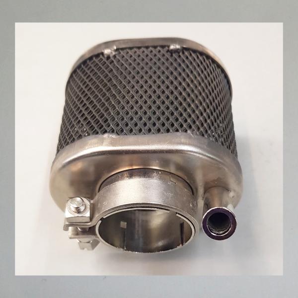 Luftfilter EMW R35---Nachbau, neu vernickelt (Altnickel)