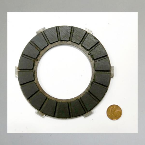 Kupplungsscheibe für Maico/ Heinkel Kabine/ Tourist, Stahlscheibe mit Reibbelag---Original Gebraucht---