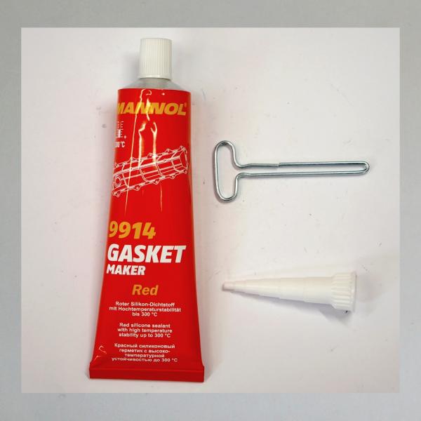 Mannol Flüssigdichtung (Tube): Silikon bis 300 Grad---85ml Inhalt