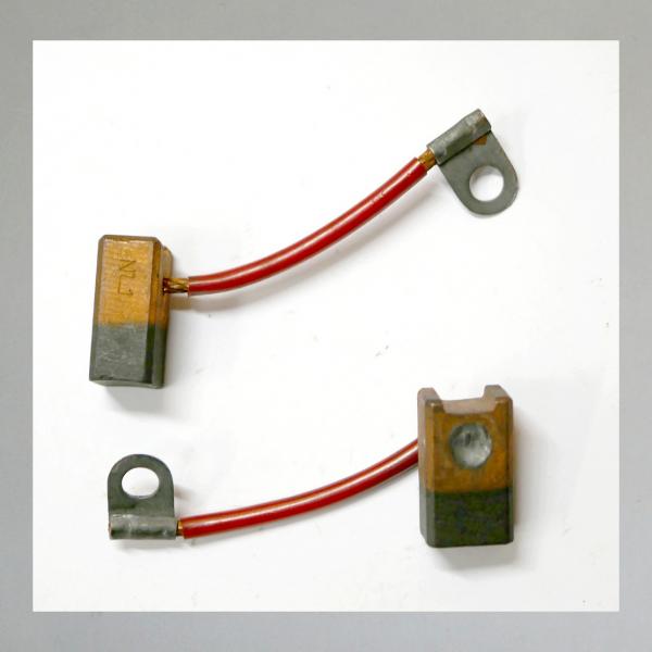 Lichtmaschinen-Kohle (Kohlebürste) Typ NOX-9, für frühe Noris Gleichstrom-Lichtmaschinen