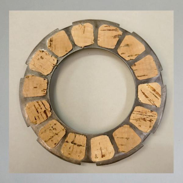 Kupplungsscheibe (Nebenscheibe m. Aussparungen) für NSU OSL und ZDB Modelle 175, 201, 251, 351---neu belegt und geschliffen---NUR IM TAUSCH---