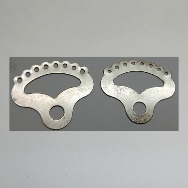 Netzquadranten für Rockschutznetze für Fahrräder bis 1930, vernickelt