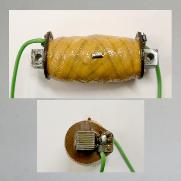 Zündspule Gleichstrom für Noris und Bosch Zündanlagen passend, ORIGINALSPULE neu gewickelt, Zündkabel-Anschluss: oben mittig (Lötanschluss!!) (AT)