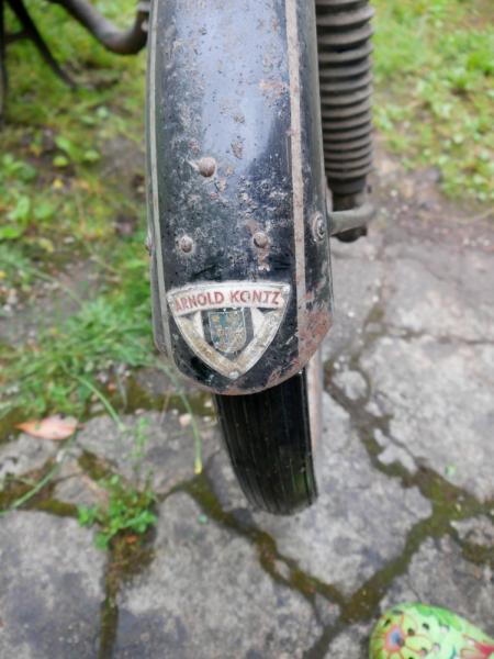 Motorrad: Victoria KR125 "BIFIX", komplett, original schwarz, Exportmodell---1953---