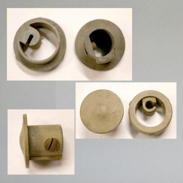 Gasgriff für Magura Vorkriegslenker---komplett---in Sahara-Beige---für Wehrmachts/ Heeresmodelle---Original NEU---