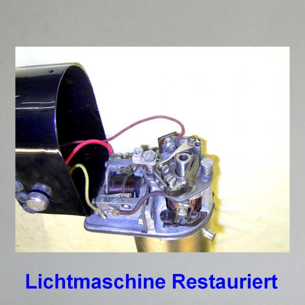 Beispiel: Anbau-Lichtmaschine Bosch RD1 an Triumph/ NSU OSL ca 1935