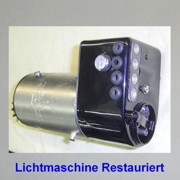 Beispiel: Anbau-Lichtmaschine Bosch RD1 an Triumph/ NSU OSL ca 1935