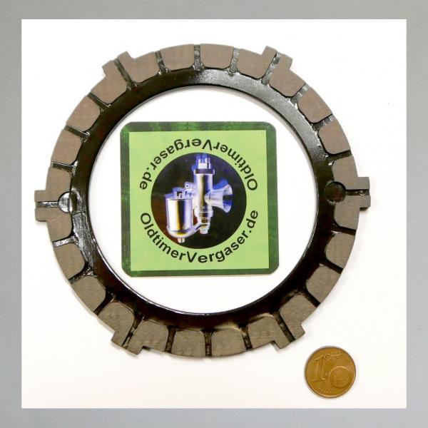 Kupplungsscheibe für DKW RT 125, RT 125W, RT 125/2, Ardie, Dürkopp, NSU: Bakelite Scheibe---Repro NEU---