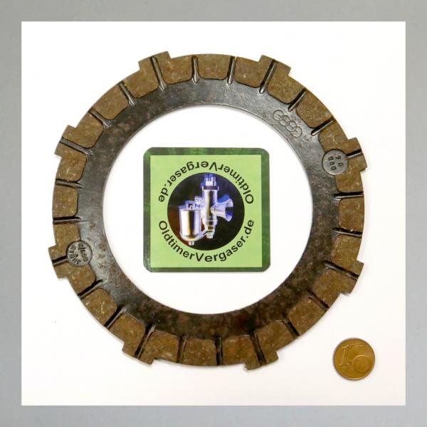 Kupplungsscheibe für DKW RT 250/2, RT 250 S, RT 250 VS, Bakelite-Scheibe---ORIGINAL NEU von Jurid---