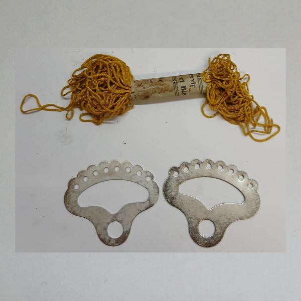 Rockschutznetz Kleiderschnur für Fahrräder bis 1930 mit Netzquadranten, gelb