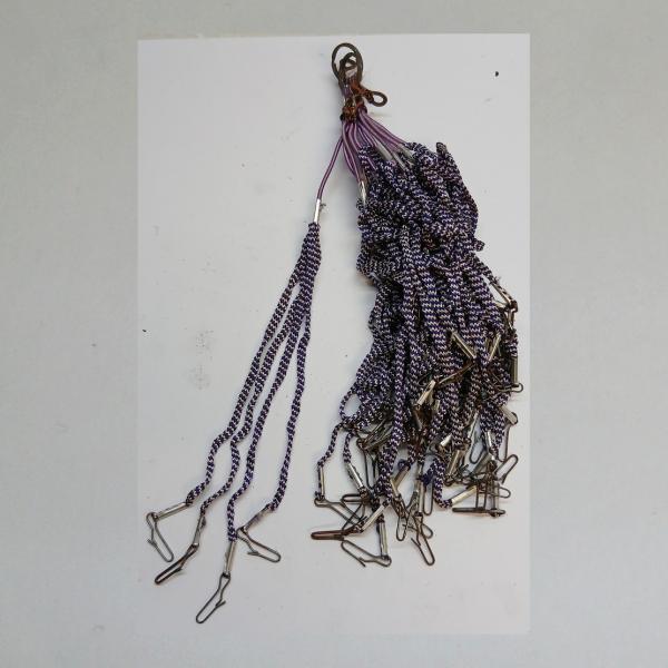 Rockschutznetz Fahrradnetz passend für 26" und 28", lila