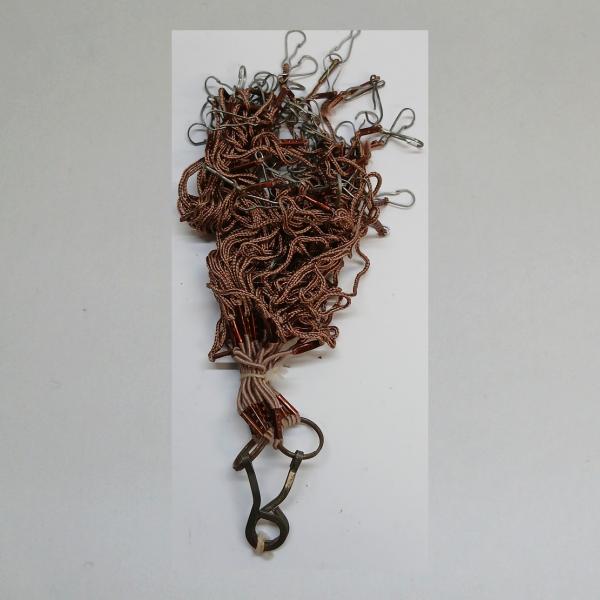 Rockschutznetz Fahrradnetz passend für 28"  braun