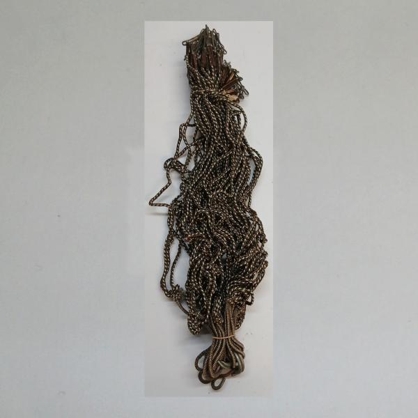 Rockschutznetz Fahrradnetz passend für 26" und 28", grau/weiß