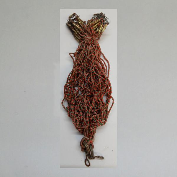 Rockschutznetz Fahrradnetz passend für 26" und 28", rot/grün