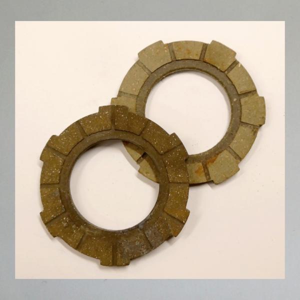 Kupplungsscheibe für Sachs Motoren 504, 505, Reibscheibe (Voll-Bakelit: 4,4mm)---Original NEU---