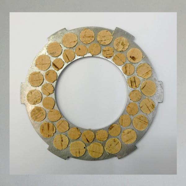 Kupplungsscheibe für DKW SB 200, 250, 350, neu belegt und geschliffen---Repro---