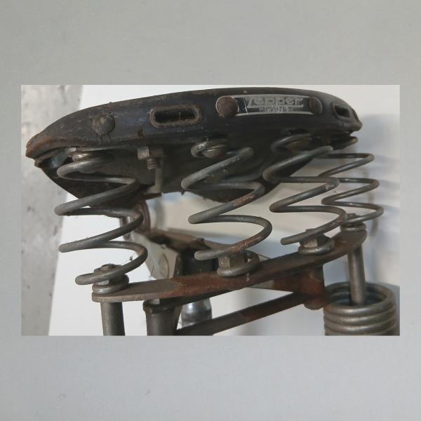 1 Fahrradsattel Lepper Primus für Damen, stark gebraucht