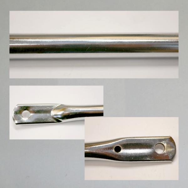 Schutzblechstrebe, Strebe für Schutzblech, Abstützung Gepäckträger usw, Stahl verchromt, Länge: 400mm