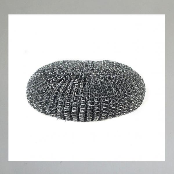 Filterwolle: Strickmetall, Filtermedium, Luftfiltereinsatz, Filtereinsatz, "Topfschwamm": Durchmesser ca 10cm, Höhe ca 3cm.