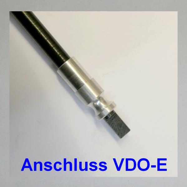 Tachowelle anfertigen nach Angabe: Standard-Anschlüsse/ schwarz/ bis 3000mm (3 Meter)