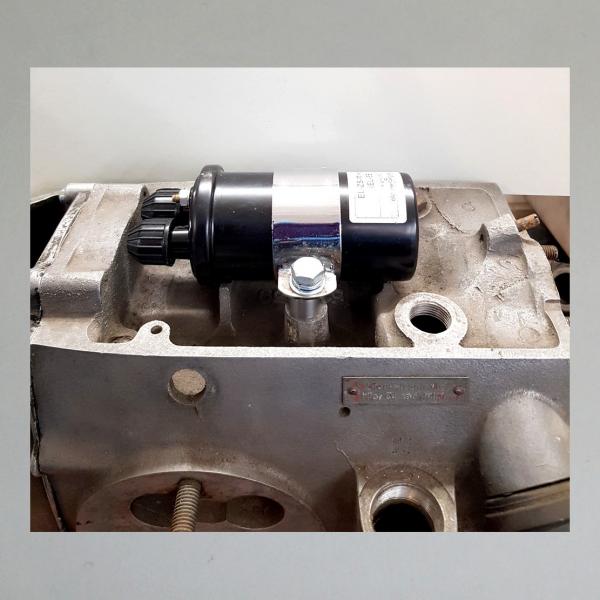 Einbaufertige Zündspule neu für Zündapp KS600 und KS601, Doppelzündspule mit Universalhalterung---6Volt---KS 600, 601