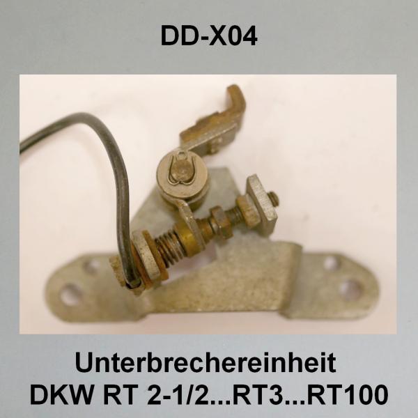 Unterbecher/ Zündkontakte/ Zündunterbrecher: Typ "Doduco-208"---Orig. NEU---für DKW RT2-1/2...RT3...RT100---komplette Einheit