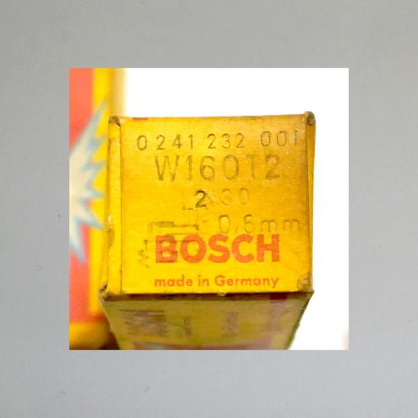 Zündkerze W160T2---M14x1,25 mit Langgewinde---Wärmewert 160---Fabrikat Bosch (Original alt, OVP, NOS) 60er Jahre