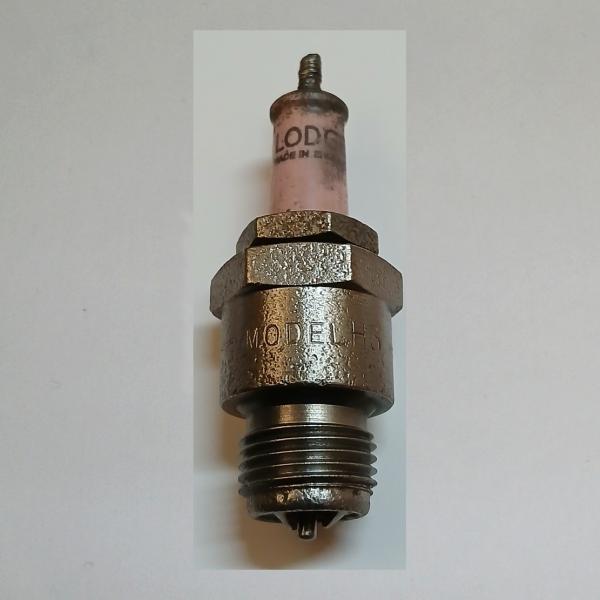 Zündkerze von Lodge: Model H3, 30er Jahre---Gebraucht und gereinigt