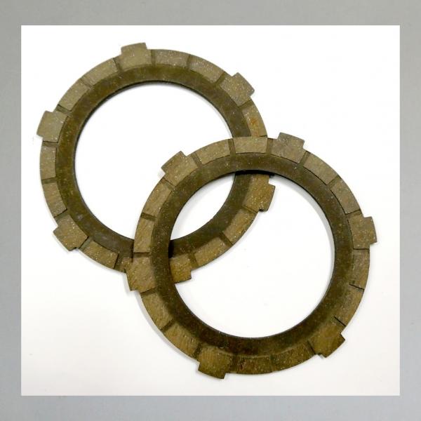 Kupplungsscheibe, Reibscheibe für Zündapp C, CS, CX, GTS, ZD, KS, Hai 25, 49, 50 ccm, Bergsteiger M25 & M50, Combinette 3 Gang---Originalscheibe---