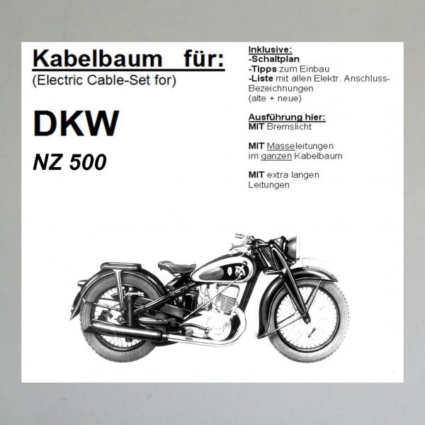 Kabelbaum/ Kabelsatz/ Leitungssatz Kabelbaum DKW NZ500